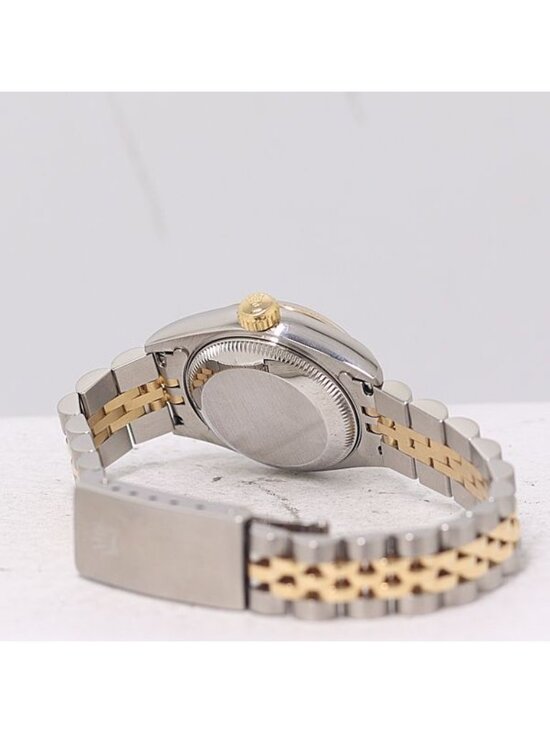 Rolex Datejust Automatic Winding Date Gold Dial Watch